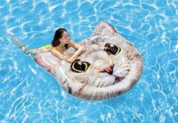 Intex Lehátko nafukovací Kočka 147x135cm matrace s úchyty na vodu 58784