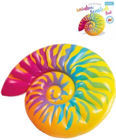 Intex Lehátko nafukovací mušle 157x127cm matrace na vodu 58791