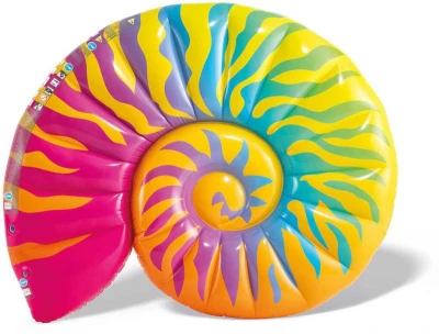 Intex Lehátko nafukovací mušle 157x127cm matrace na vodu 58791