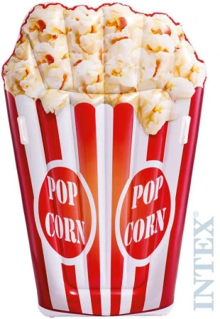 Intex Lehátko nafukovací Popcorn 178x124cm matrace na vodu s úchyty 58779 Intex Lehátko nafukovací Popcorn 178x124cm matrace na vodu s úchyty 58779