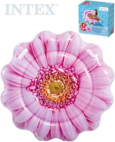 Intex Lehátko nafukovací Sedmikráska 142cm matrace s úchyty na vodu 58787