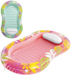 Intex Lehátko Oáza nafukovací matrace s polštářkem do vody 2 barvy 57803