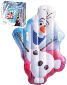 Intex Matrace nafukovací 140x104cm Olaf Frozen plavidlo na vodu 58153