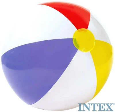 Intex Loptu nafukovaciu plážovú trojfarebnú GLOSSY 51cm 59020 Intex Loptu nafukovaciu plážovú trojfarebnú GLOSSY 51cm 59020