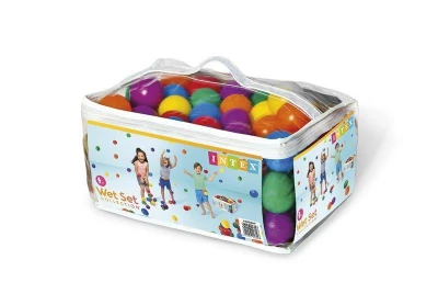 Intex Míčky hrací 49602 small fun 100 kusů 6,5 cm Intex Míčky hrací 49602 small fun 100 kusů 6,5 cm