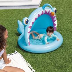 Intex Nafukovací bazének baby Rybka brouzdaliště se stříškou 58419