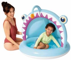 Intex Nafukovací bazének baby Rybka brouzdaliště se stříškou 58419