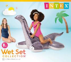 Intex Nafukovací Brontosaurus 178x94cm plavidlo s úchyty na vodu 57584