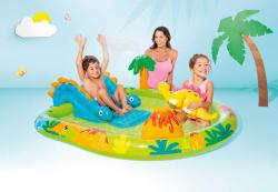 Intex Nafukovací hrací centrum Dinosaurus bazének se skluzavkou 57166
