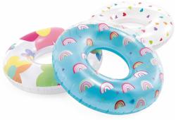 Intex Nafukovací kruh průhledný + potisk 81cm plavací kolo do vody 59259