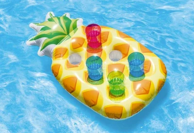 Intex Nafukovací plovoucí držák pro 6 nápojů Ananas 97x58cm na vodu 57505