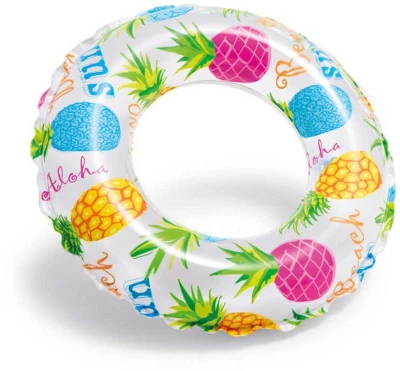 Intex Nafukovací set bazén 132x28cm s míčem a plavacím kolem ananas do vody