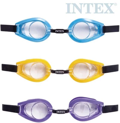 Intex Plavecké brýle dětské 3-10 let na plavání do vody 3 barvy 55602 Intex Plavecké brýle dětské 3-10 let na plavání do vody 3 barvy 55602