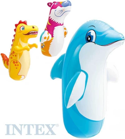 Intex Pytel nafukovací zvířátko boxovací 91x61cm s vodní záteží 3 druhy 44669 Intex Pytel nafukovací zvířátko boxovací 91x61cm s vodní záteží 3 druhy 44669