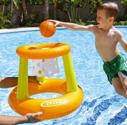 Intex Set koš nafukovací basketbalový s míčem na košíkovou do vody 58504