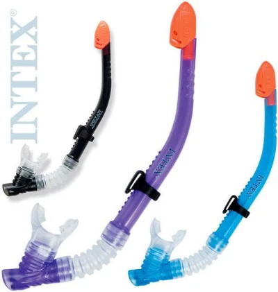 Intex Šnorchl potápěčský se zpětným ventilem do vody 3 barvy 55928 Intex Šnorchl potápěčský se zpětným ventilem do vody 3 barvy 55928