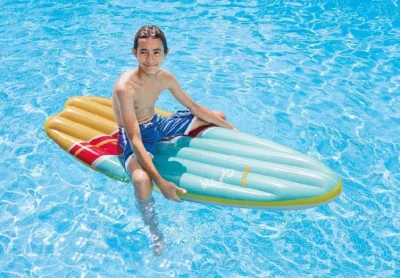 Intex Surf nafukovací dětské lehátko 178x69cm na vodu plast 58152