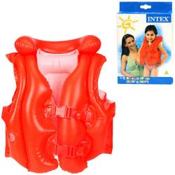 Intex Vesta plavací nafukovací červená 3 - 6 let - plavací