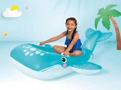 Intex Vozidlo vodní velryba 168x140cm se 2 madly plavidlo na vodu 57567