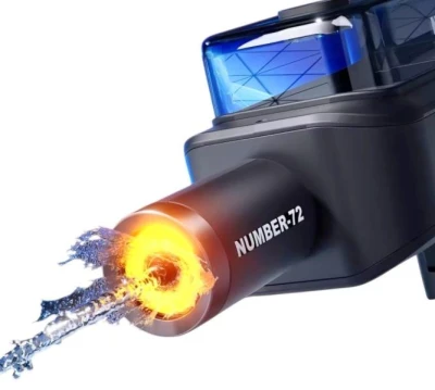 IQ models Elektrická vodní pistole NUMBER-72 - skládací - modrá
