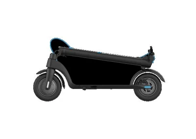 IQ models Blaupunkt ESC808 černo-modrá elektrokoloběžka