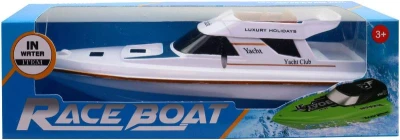 Jachta závodní loď plastová do vody 29cm 2 barvy