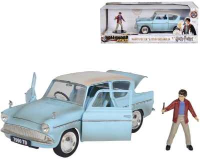 Jada Auto Ford Anglia 1959 volný chod set s figurkou Harry Potter Jada Auto Ford Anglia 1959 volný chod set s figurkou Harry Potter