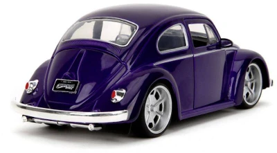 Jada Auto VW Beetle 1972 volný chod set s figurkou Wednesday kov
