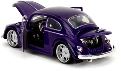 Jada Auto VW Beetle 1972 volný chod set s figurkou Wednesday kov