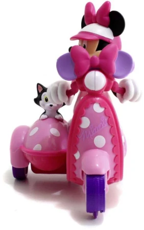 Jada IRC Scooter se sajdkárou set s figurkou Minnie Mouse na vysílačku na baterie