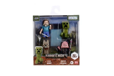 Jada Minecraft Movie figurky 2,5 sada 4ks kovových postaviček