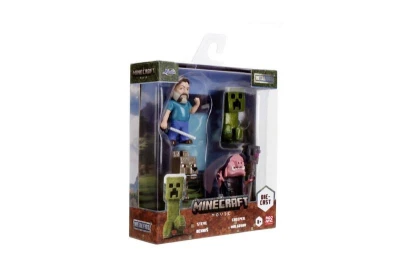 Jada Minecraft Movie figurky 2,5 sada 4ks kovových postaviček