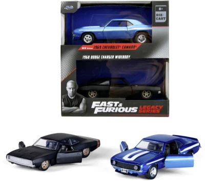 Jada Rychle a zběsile 2x auto kovové Chevrolet Camaro + Dodge Charger Jada Rychle a zběsile 2x auto kovové Chevrolet Camaro + Dodge Charger