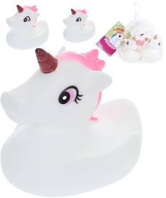 Jednorožec baby plastový set 3ks na koupání do vany do vody pro miminko Jednorožec baby plastový set 3ks na koupání do vany do vody pro miminko