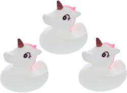 Jednorožec baby plastový set 3ks na koupání do vany do vody pro miminko