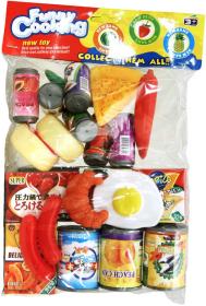 JÍDLO do kuchyňky dětské makety potravin plastová sada v sáčku JÍDLO do kuchyňky dětské makety potravin plastová sada v sáčku