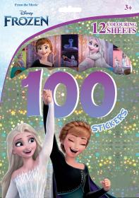 Jiri Models 100 samolepek + omalovánky Frozen (Ledové království)