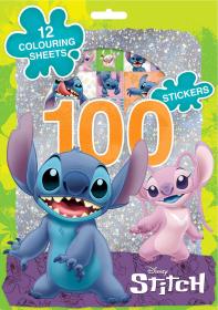 Jiri Models 100 samolepek + omalovánky Lilo Stitch
