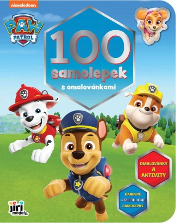 Jiri Models 100 samolepiek s omaľovánkami Tlapková Patrola Jiri Models 100 samolepiek s omaľovánkami Tlapková Patrola