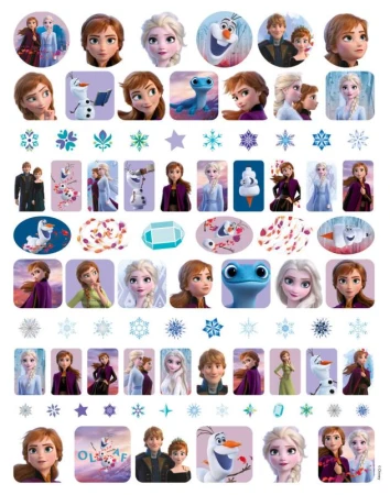 Jiri Models 1000 samolepek s aktivitami Frozen (Ledové Království)