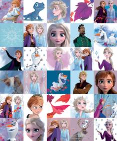 Jiri Models 1000 samolepek s aktivitami Frozen (Ledové Království)