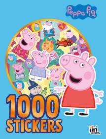 Jiri Models 1000 samolepek v sešitu prasátko Peppa Pig