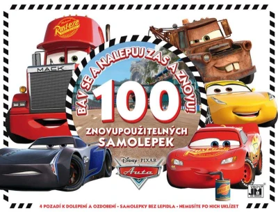 Jiri Models Album samolepky Auta (Cars) Bav se a nalepuj zas a znovu! Jiri Models Album samolepky Auta (Cars) Bav se a nalepuj zas a znovu!