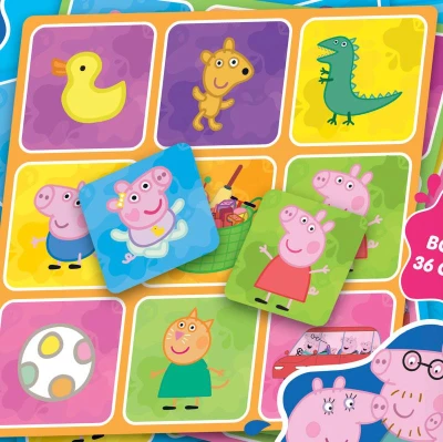 Jiri Models HRA Bingo prasátko Peppa Pig 3v1 (společenská hra)
