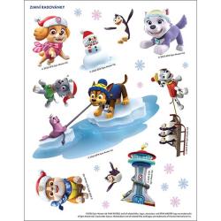 Jiri Models Knížka samolepková vánoční knížka Tlapková Patrola