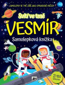Jiri Models Knížka samolepková Vesmír svítí ve tmě