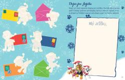 Jiri Models Knížka Vánoční + samolepky Tlapková Patrola (Paw Patrol)