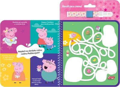 Jiri Models Kouzelné aktivity prasátko Peppa Pig set s vodním perem
