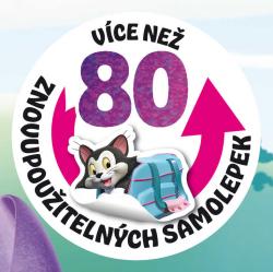 Jiri Models Lepím si znovu Disney Minnie Mouse zábava se samolepkami