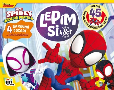 Jiri Models Lepím si znovu Spidey a jeho úžasní přátelé zábava se samolepkami